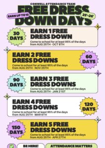 CONWELL DRESS DOWN 25-26 Flyer