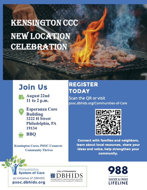 Kensington Community Council of Care 8-22-26 Flyer